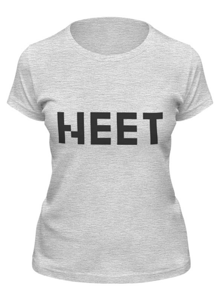 Заказать женскую футболку в Москве. Футболка классическая NEET! от Jozef - готовые дизайны и нанесение принтов.
