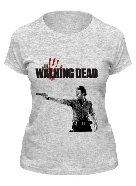 Заказать женскую футболку в Москве. Футболка классическая The Walking Dead от Pomidor - готовые дизайны и нанесение принтов.