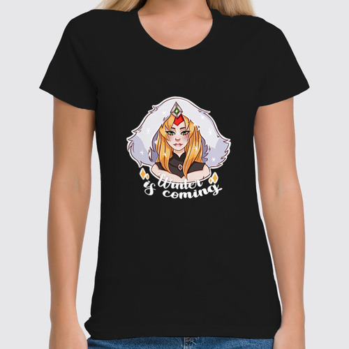 Заказать женскую футболку в Москве. Футболка классическая Paladins Lian Merrymaker от El Fox - готовые дизайны и нанесение принтов.