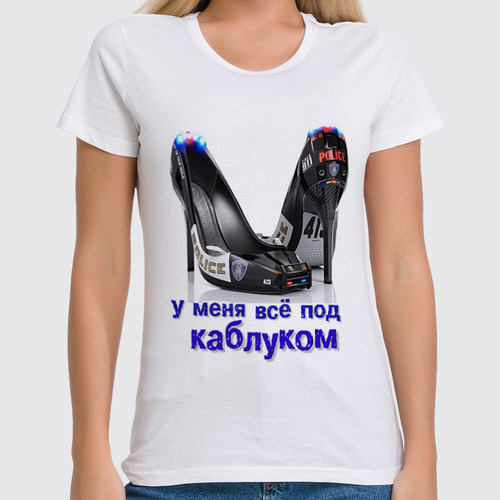 Заказать женскую футболку в Москве. Футболка классическая коллекция "СТИЛЬ" от vita22 - готовые дизайны и нанесение принтов.