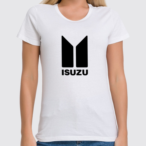 Заказать женскую футболку в Москве. Футболка классическая ISUZU от DESIGNER   - готовые дизайны и нанесение принтов.