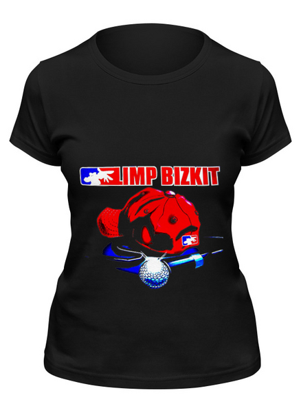Заказать женскую футболку в Москве. Футболка классическая Limp Bizkit от Денис - готовые дизайны и нанесение принтов.
