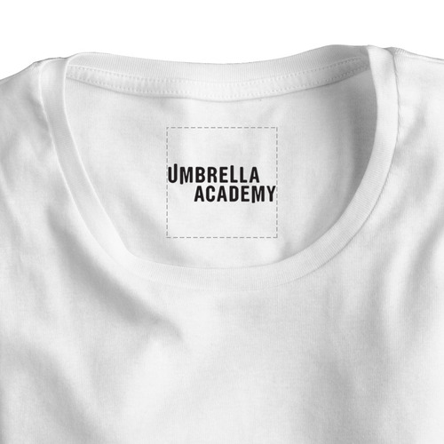 Заказать женскую футболку в Москве. Футболка классическая UMBRELLA ACADEMY от robus - готовые дизайны и нанесение принтов.