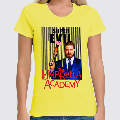 Заказать женскую футболку в Москве. Футболка классическая The Umbrella Academy  от T-shirt print  - готовые дизайны и нанесение принтов.