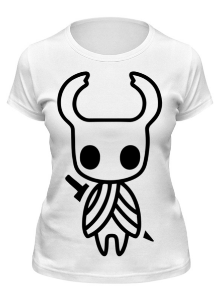 Заказать женскую футболку в Москве. Футболка классическая Hollow Knight от geekbox - готовые дизайны и нанесение принтов.