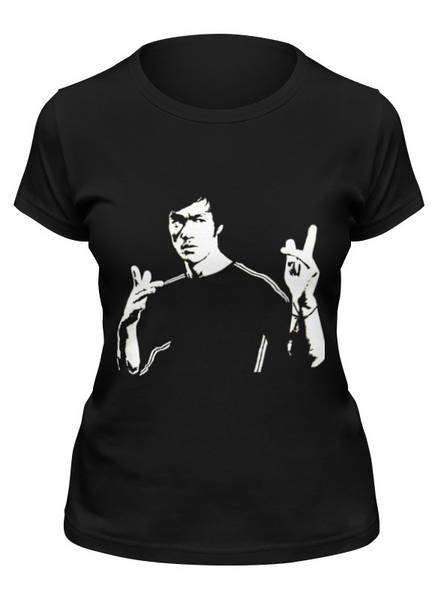 Заказать женскую футболку в Москве. Футболка классическая Bruce Lee от forvard - готовые дизайны и нанесение принтов.