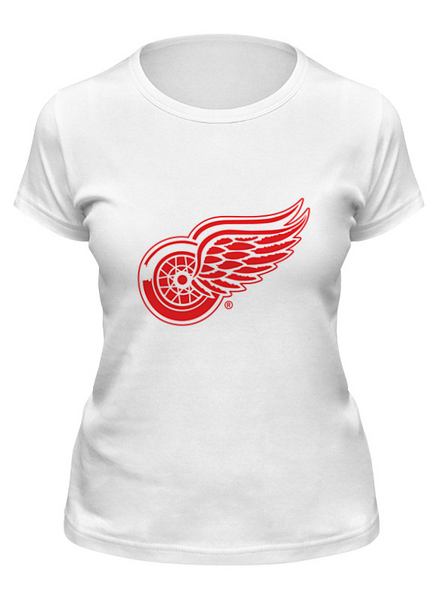 Заказать женскую футболку в Москве. Футболка классическая Red Wings от BURNSHIRTS - готовые дизайны и нанесение принтов.
