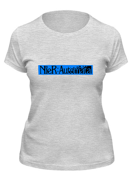 Заказать женскую футболку в Москве. Футболка классическая NieR Automata от THE_NISE  - готовые дизайны и нанесение принтов.