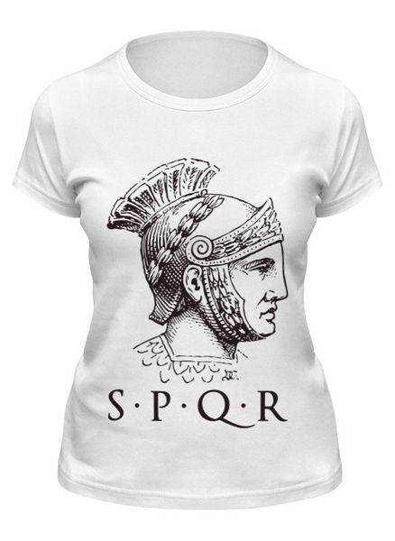 Заказать женскую футболку в Москве. Футболка классическая SPRQ: Legion от shop-viking - готовые дизайны и нанесение принтов.