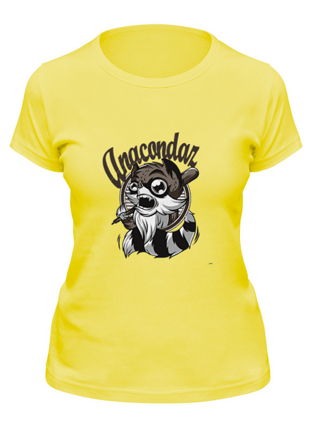 Заказать женскую футболку в Москве. Футболка классическая Anakcondaz от T-shirt print  - готовые дизайны и нанесение принтов.