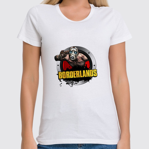 Заказать женскую футболку в Москве. Футболка классическая Borderlands от THE_NISE  - готовые дизайны и нанесение принтов.