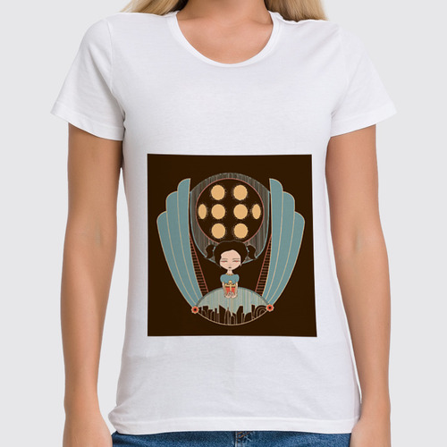 Заказать женскую футболку в Москве. Футболка классическая Bioshock - Little Sister от priceless - готовые дизайны и нанесение принтов.
