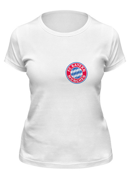 Заказать женскую футболку в Москве. Футболка классическая Бавария от Александр - готовые дизайны и нанесение принтов.