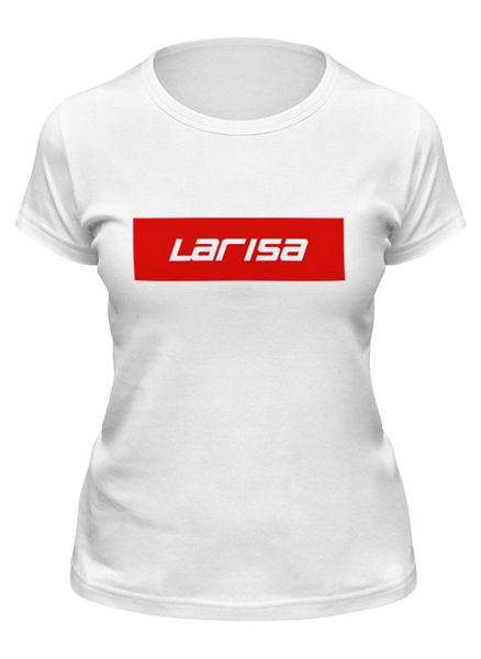 Заказать женскую футболку в Москве. Футболка классическая Larisa от THE_NISE  - готовые дизайны и нанесение принтов.