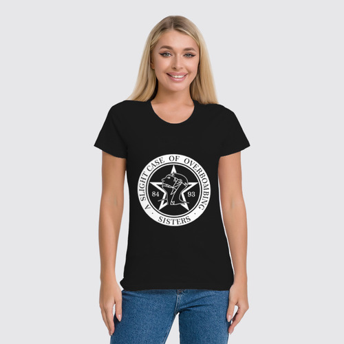 Заказать женскую футболку в Москве. Футболка классическая The Sisters of Mercy от OEX design - готовые дизайны и нанесение принтов.