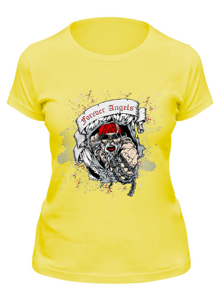Заказать женскую футболку в Москве. Футболка классическая Металлист от T-shirt print  - готовые дизайны и нанесение принтов.