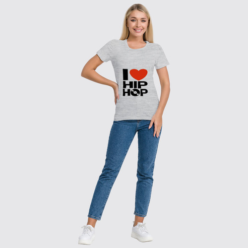 Заказать женскую футболку в Москве. Футболка классическая Хип-Хоп от Weed Stuff`a - готовые дизайны и нанесение принтов.