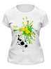 Заказать женскую футболку в Москве. Футболка классическая творческие кляксы от nikol - готовые дизайны и нанесение принтов.