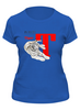 Заказать женскую футболку в Москве. Футболка классическая Тигр   от Print design  - готовые дизайны и нанесение принтов.