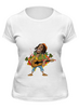 Заказать женскую футболку в Москве. Футболка классическая Боб Марли от YellowCloverShop - готовые дизайны и нанесение принтов.