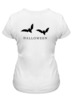 Заказать женскую футболку в Москве. Футболка классическая "HALLOWEEN" от Abstractiya - готовые дизайны и нанесение принтов.