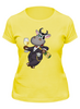 Заказать женскую футболку в Москве. Футболка классическая Год быка от T-shirt print  - готовые дизайны и нанесение принтов.