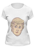 Заказать женскую футболку в Москве. Футболка классическая Путин Трамп от priceless - готовые дизайны и нанесение принтов.