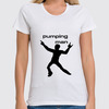 Заказать женскую футболку в Москве. Футболка классическая Pumping Man #1 от no.limit - готовые дизайны и нанесение принтов.