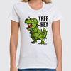 Заказать женскую футболку в Москве. Футболка классическая ✪ TREE REX ✪ от balden - готовые дизайны и нанесение принтов.