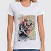 Заказать женскую футболку в Москве. Футболка классическая Ramones от roxy - готовые дизайны и нанесение принтов.