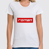 Заказать женскую футболку в Москве. Футболка классическая Roman от THE_NISE  - готовые дизайны и нанесение принтов.