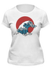 Заказать женскую футболку в Москве. Футболка классическая Япония от andr - готовые дизайны и нанесение принтов.