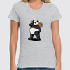 Заказать женскую футболку в Москве. Футболка классическая Bad Panda   от T-shirt print  - готовые дизайны и нанесение принтов.