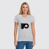Заказать женскую футболку в Москве. Футболка классическая Philadelphia Flyers / NHL USA от KinoArt - готовые дизайны и нанесение принтов.
