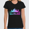 Заказать женскую футболку в Москве. Футболка классическая FORTNITE от geekbox - готовые дизайны и нанесение принтов.