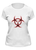 Заказать женскую футболку в Москве. Футболка классическая Biohazard от THE_NISE  - готовые дизайны и нанесение принтов.
