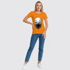 Заказать женскую футболку в Москве. Футболка классическая Череп в бандане от denis01001 - готовые дизайны и нанесение принтов.