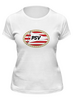 Заказать женскую футболку в Москве. Футболка классическая PSV FC от THE_NISE  - готовые дизайны и нанесение принтов.