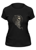 Заказать женскую футболку в Москве. Футболка классическая skull от Никита Коледенков - готовые дизайны и нанесение принтов.