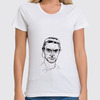 Заказать женскую футболку в Москве. Футболка классическая Парень от YellowCloverShop - готовые дизайны и нанесение принтов.