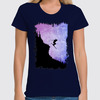 Заказать женскую футболку в Москве. Футболка классическая Ski Ride от oneredfoxstore@gmail.com - готовые дизайны и нанесение принтов.