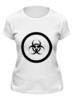 Заказать женскую футболку в Москве. Футболка классическая Biohazard от Ghaurvenn - готовые дизайны и нанесение принтов.