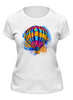 Заказать женскую футболку в Москве. Футболка классическая Воздушный шар от Елена  - готовые дизайны и нанесение принтов.