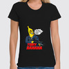 Заказать женскую футболку в Москве. Футболка классическая Tony Banana от kotashi - готовые дизайны и нанесение принтов.