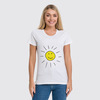Заказать женскую футболку в Москве. Футболка классическая Солнце от Inna Kirichenko - готовые дизайны и нанесение принтов.