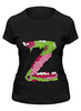 Заказать женскую футболку в Москве. Футболка классическая Z Zombie от skynatural - готовые дизайны и нанесение принтов.