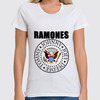 Заказать женскую футболку в Москве. Футболка классическая Ramones  от cherdantcev - готовые дизайны и нанесение принтов.