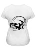 Заказать женскую футболку в Москве. Футболка классическая dj череп от NAREK - готовые дизайны и нанесение принтов.