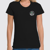 Заказать женскую футболку в Москве. Футболка классическая Black BRATVA female shirt от svetabratva@gmail.com - готовые дизайны и нанесение принтов.