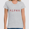 Заказать женскую футболку в Москве. Футболка классическая ALPHA (Max Fall) от Rebel - готовые дизайны и нанесение принтов.